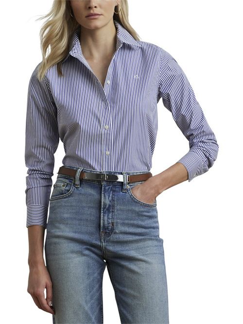 CAMICIA donna A RIGHE bianco e blu Ralph Lauren | 200859048001